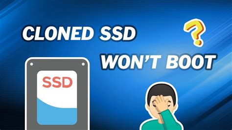 cloned c drive will not boot|make ssd bootable after cloning.